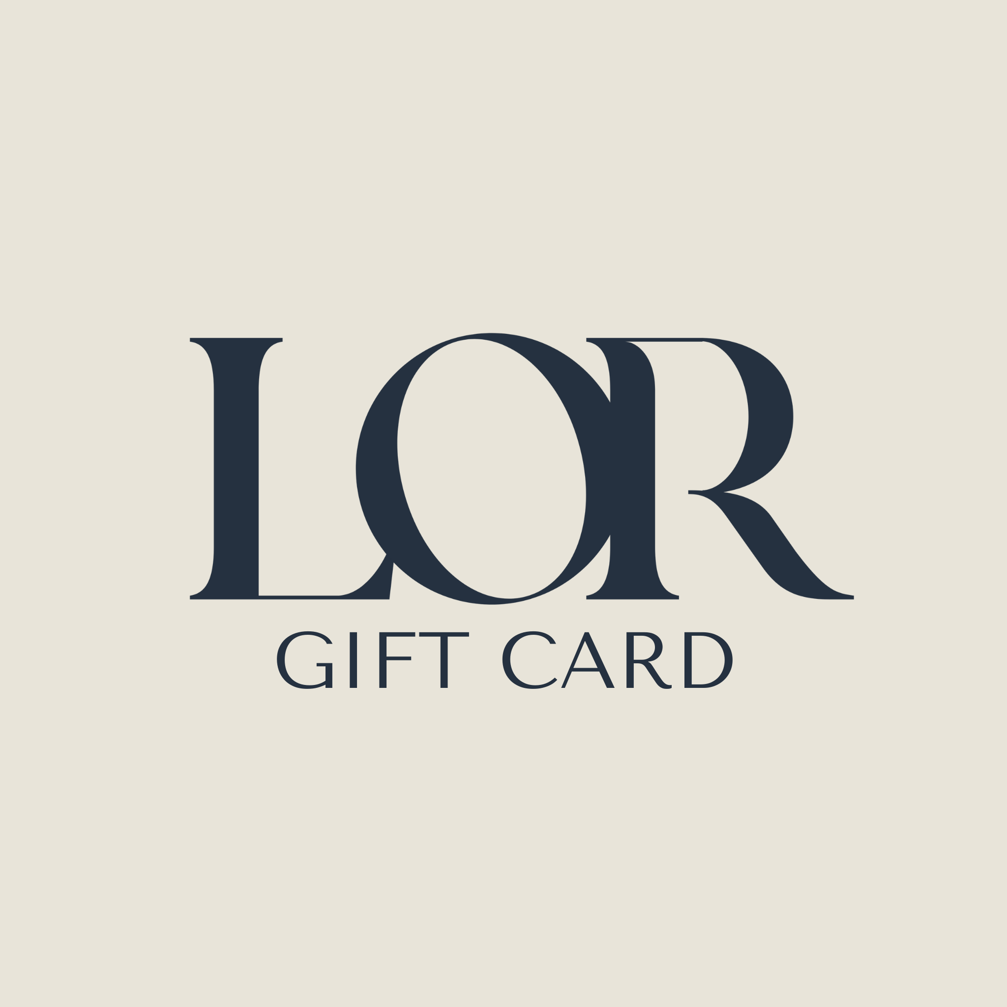 LOR Gift Card