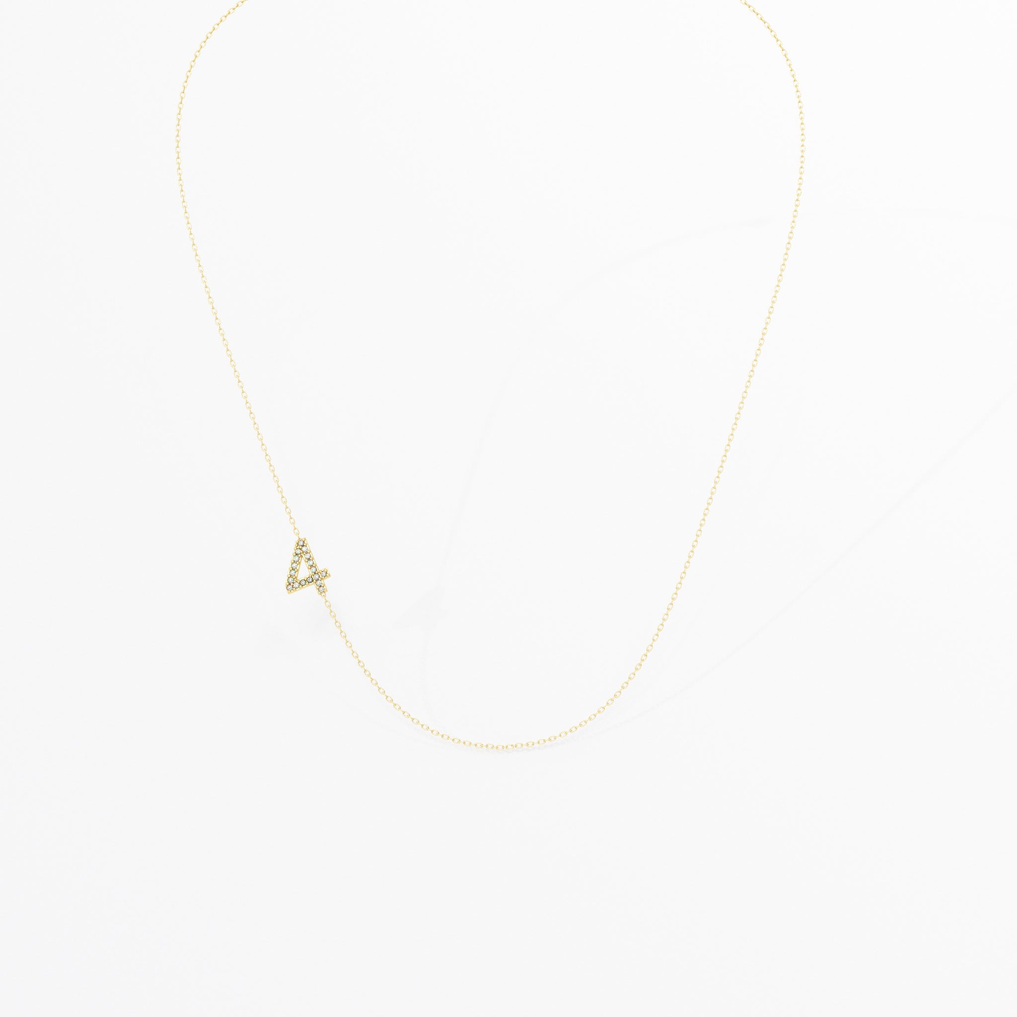 Angled Numbers Necklace