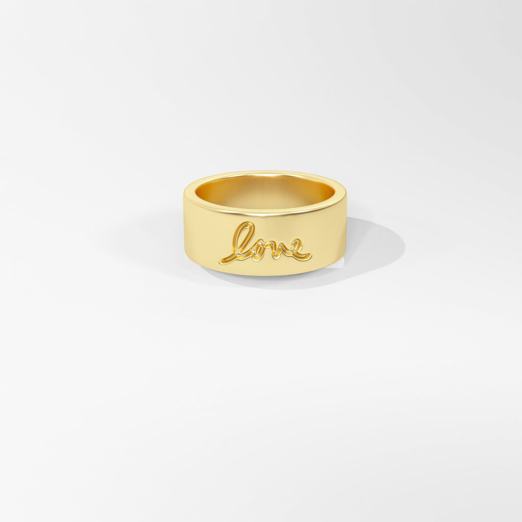 Love Script Ring – LOR by Cara Loren